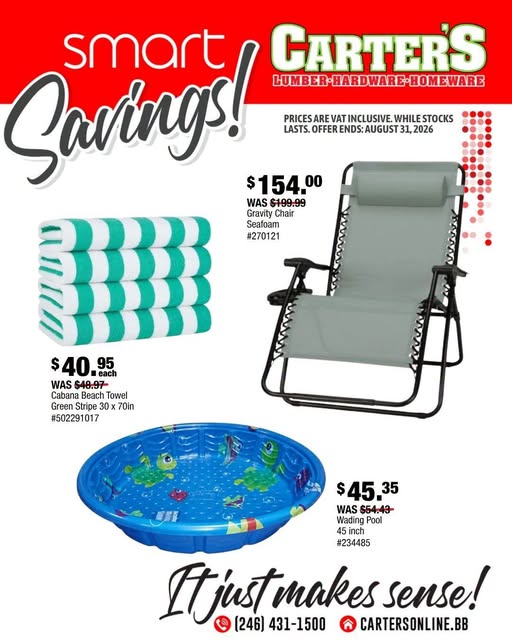 Carter's Smart Savings – Summer Sale on Outdoor Products