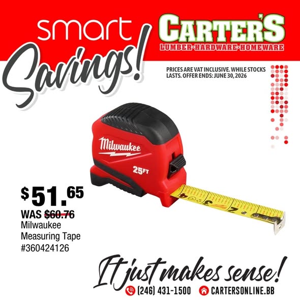 Carter's Smart Savings – Discounts on Milwaukee Tools & More