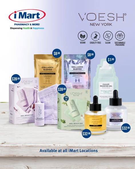 VOESH New York Spa-Quality Hand & Foot Care Now at iMart