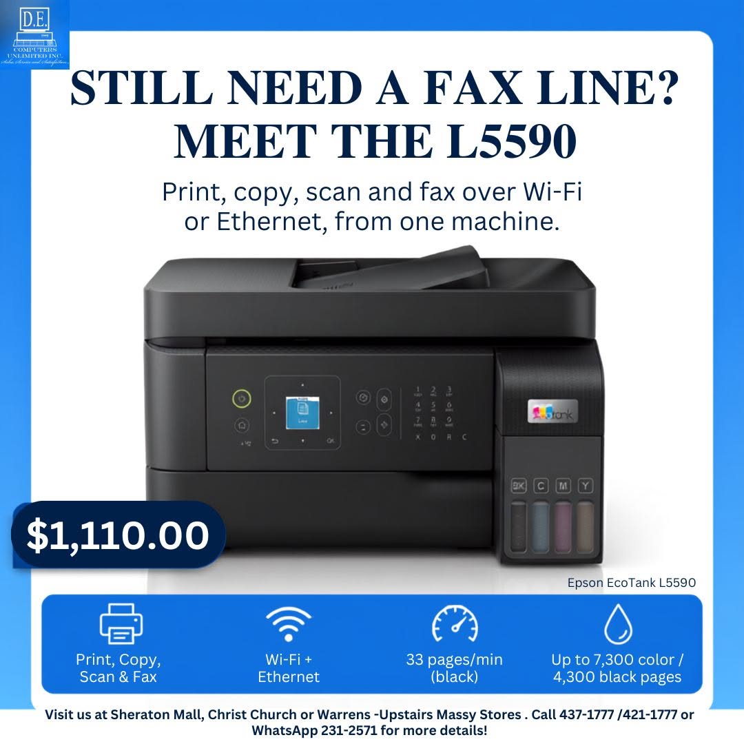 Epson EcoTank L5590 All-in-One Printer – $1,110.00