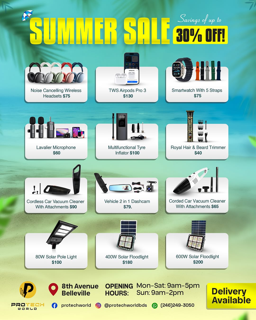 ProTech World Summer Sale – Up to 30% Off Tech & Home Essentials