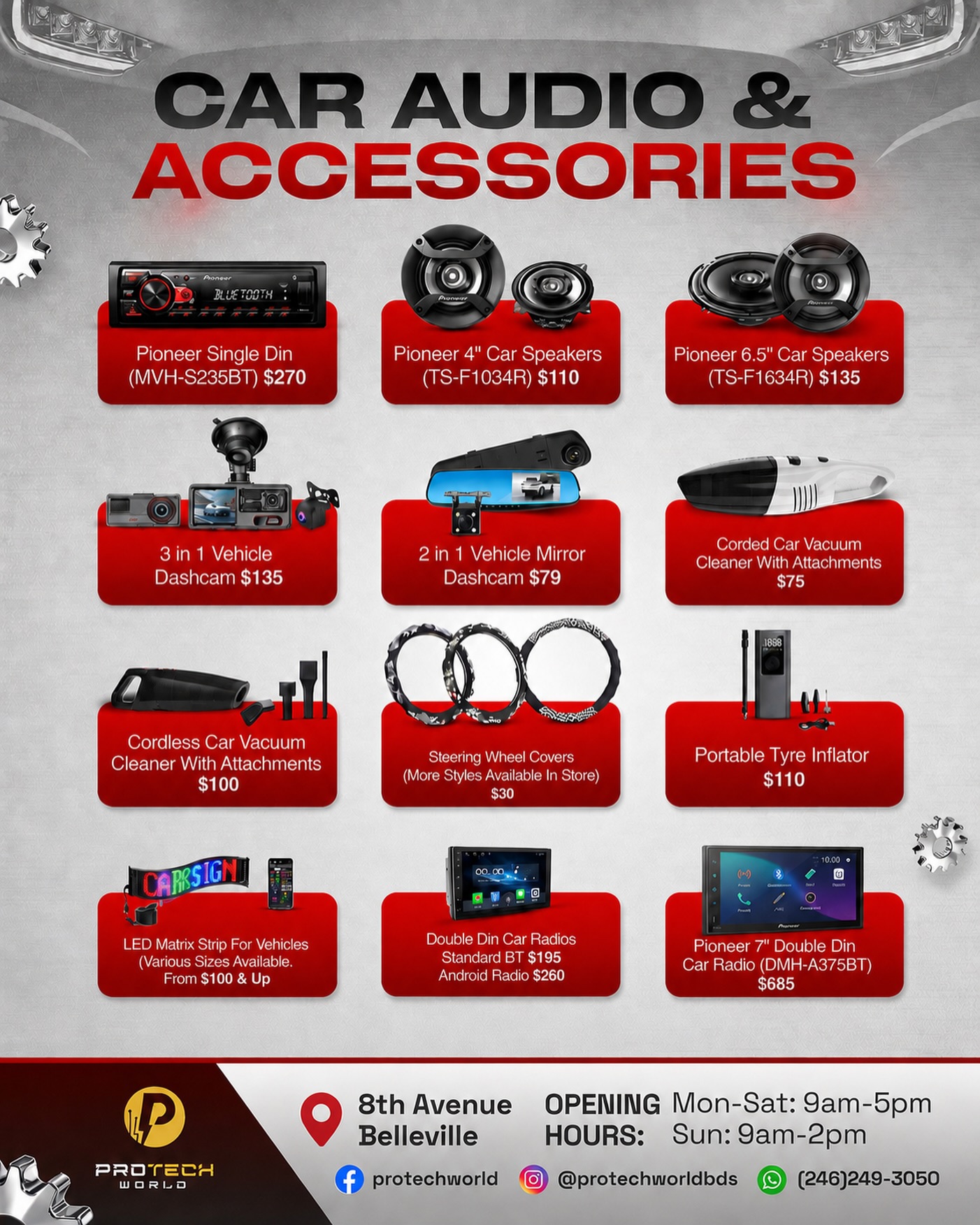 Car Audio & Accessories – Prices Starting from $30 at ProTech World