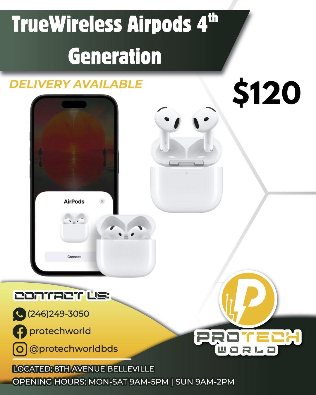 TrueWireless AirPods – 4th Gen, Pro 2nd Gen & Pro 3rd Gen from $120