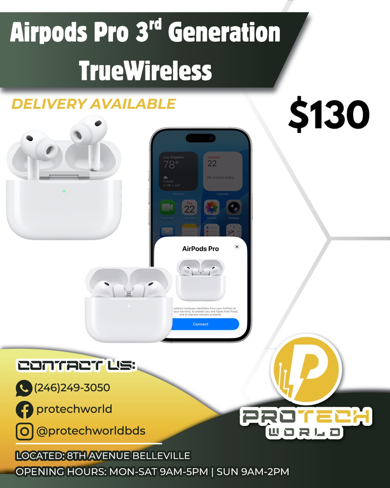 AirPods Pro 3rd Generation – $130 with Island-Wide Delivery