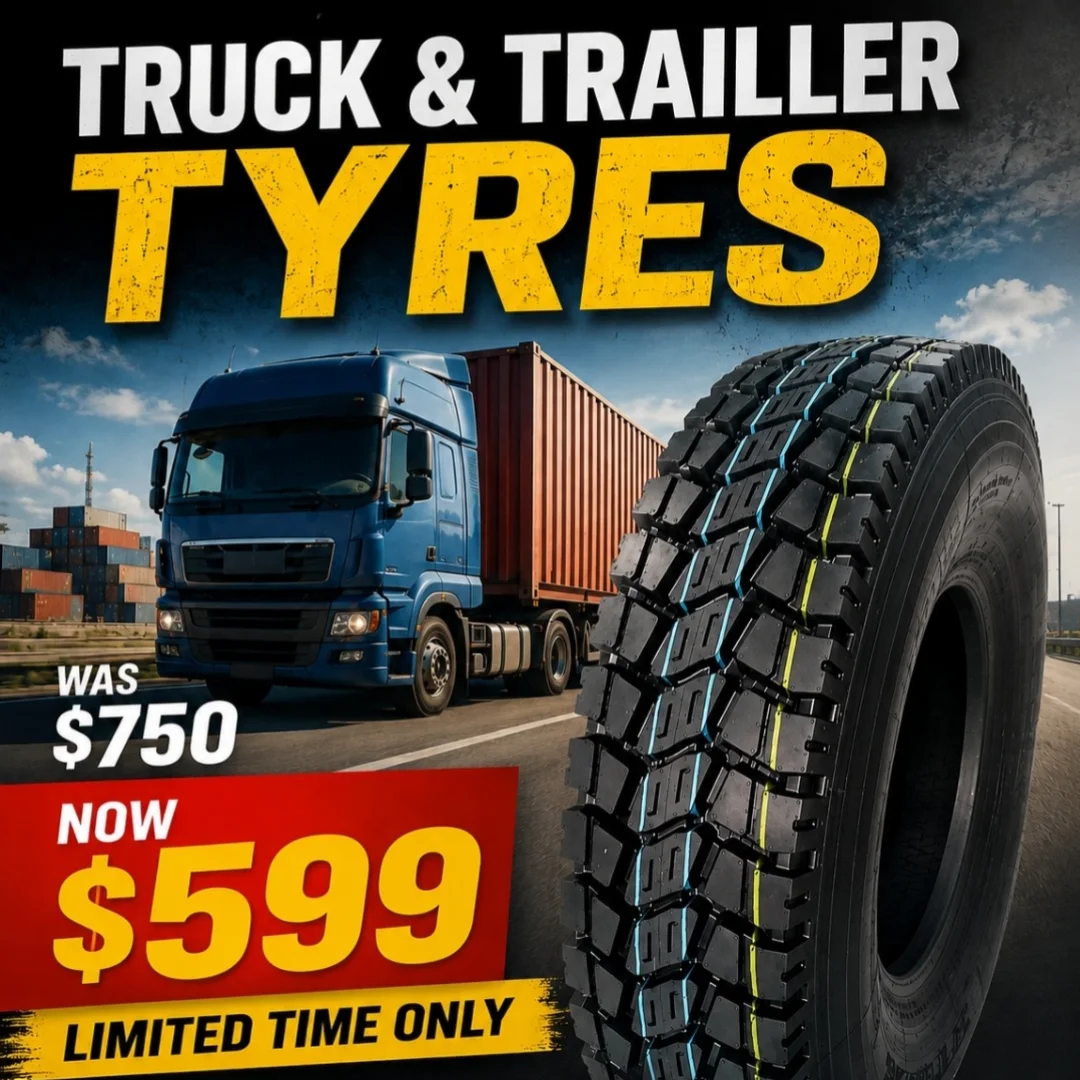 Massive Tyre Sale – Cars, SUVs, 4x4, Pickups, Trailers & Trucks