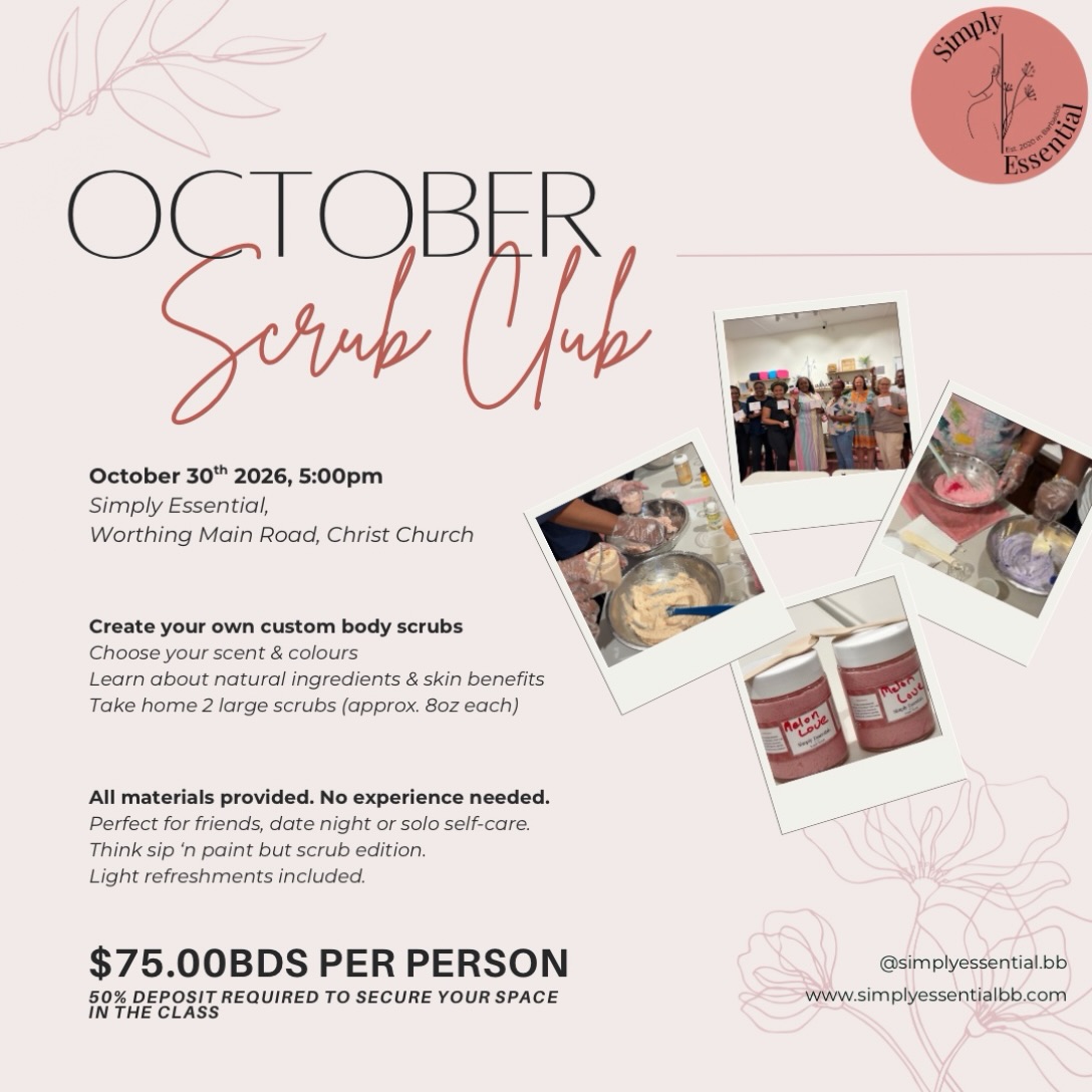 October Scrub Club – Custom Body Scrub Workshop