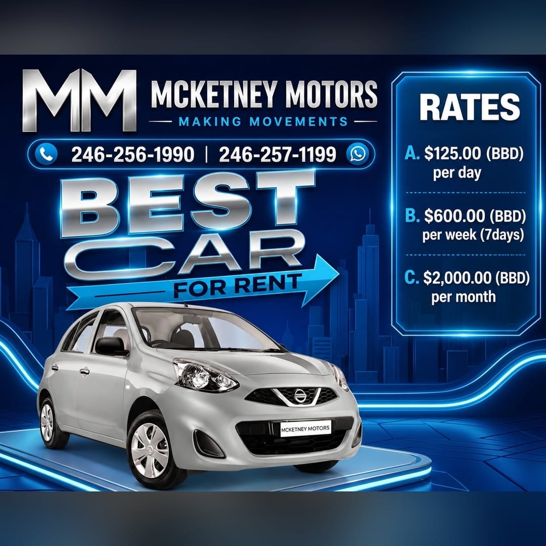 McKetney Motors Car Rental – Best Rates in Barbados