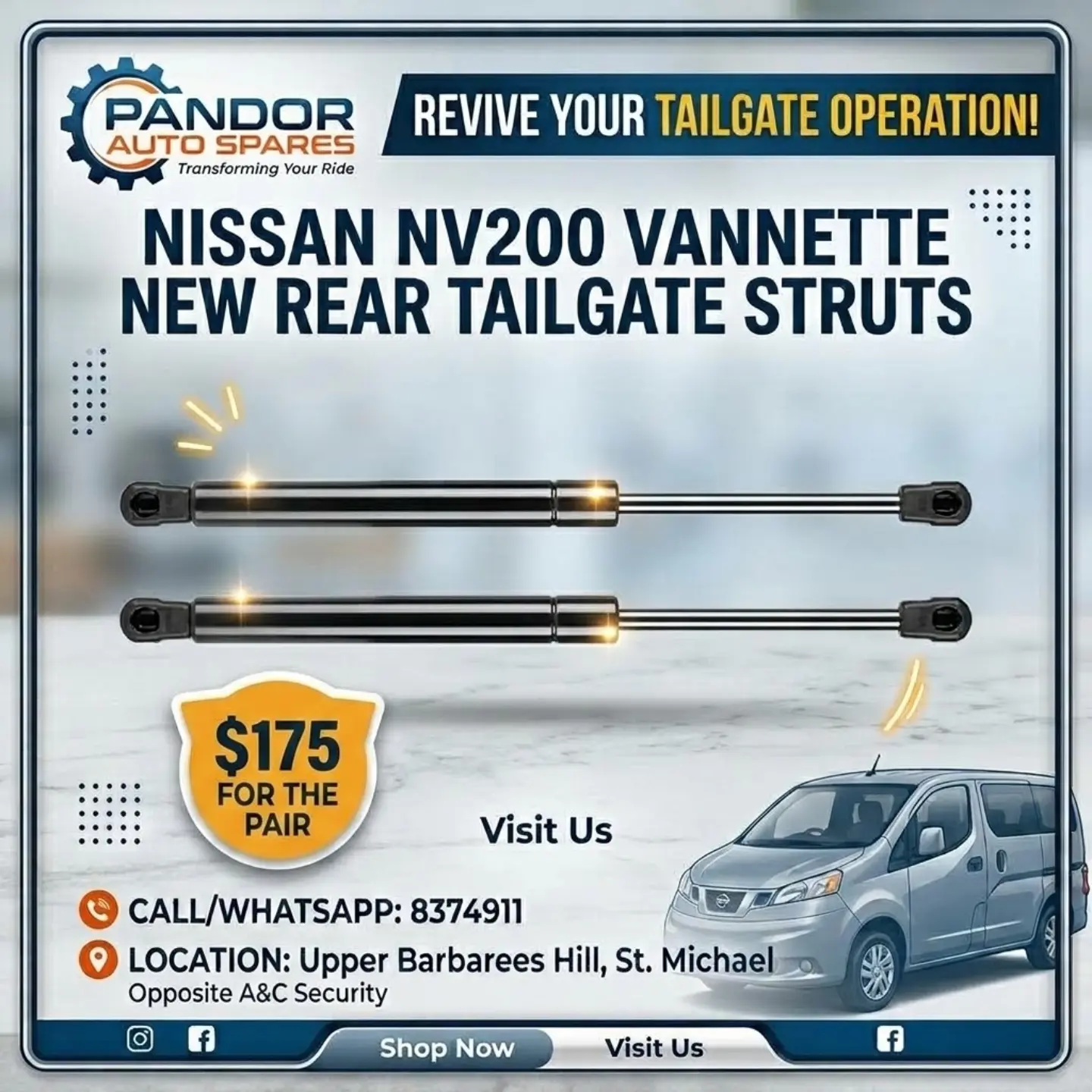 Pandor Auto Spares – New Vehicle Lower Arms: Yaris Cross & Nissan Kicks @ $175 Each