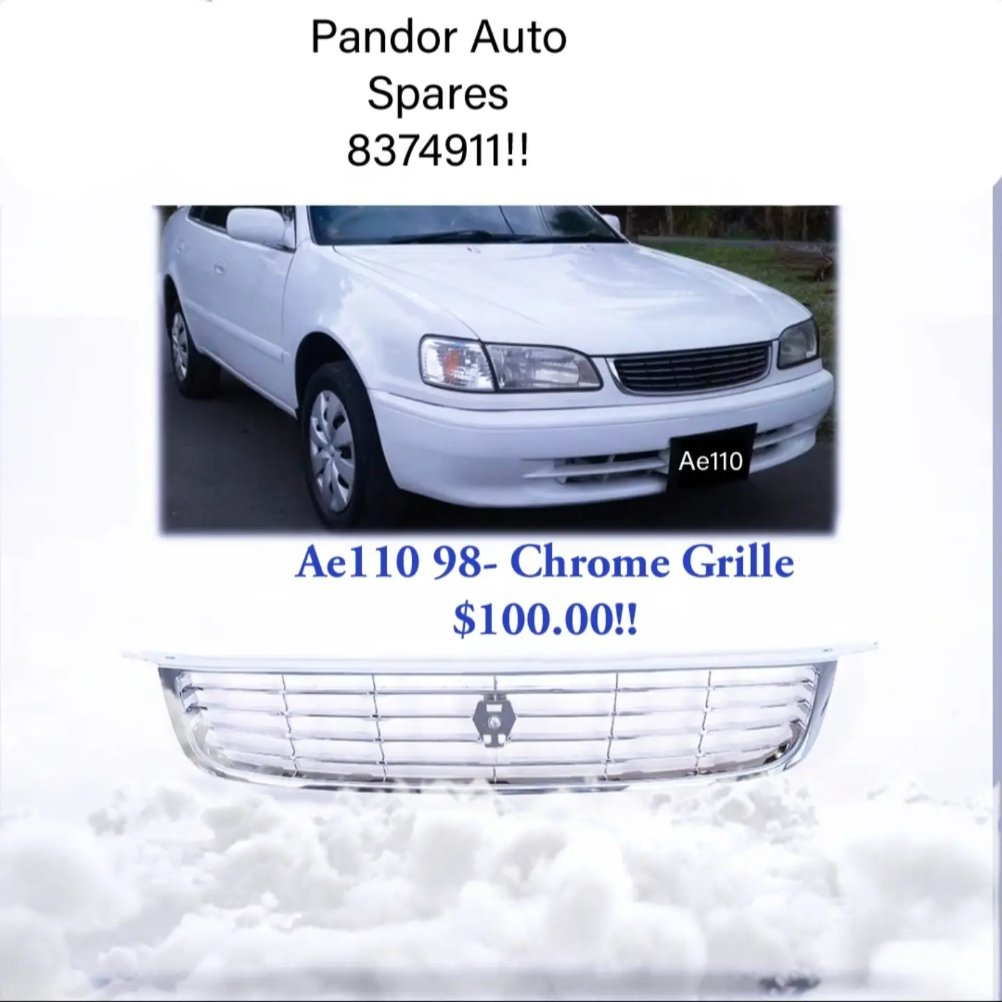 Pandor Auto Spares – Toyota Ae100/110 Parts Available: Bumpers, Headlamps, Grilles & More