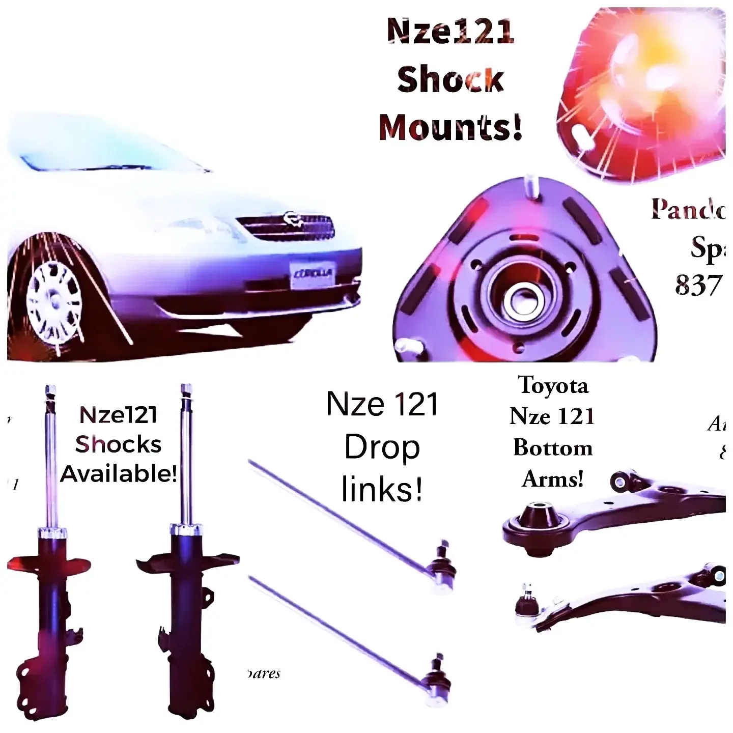 Toyota NZE121/Runx/Allex Parts Available – Taillamps from $200 & More