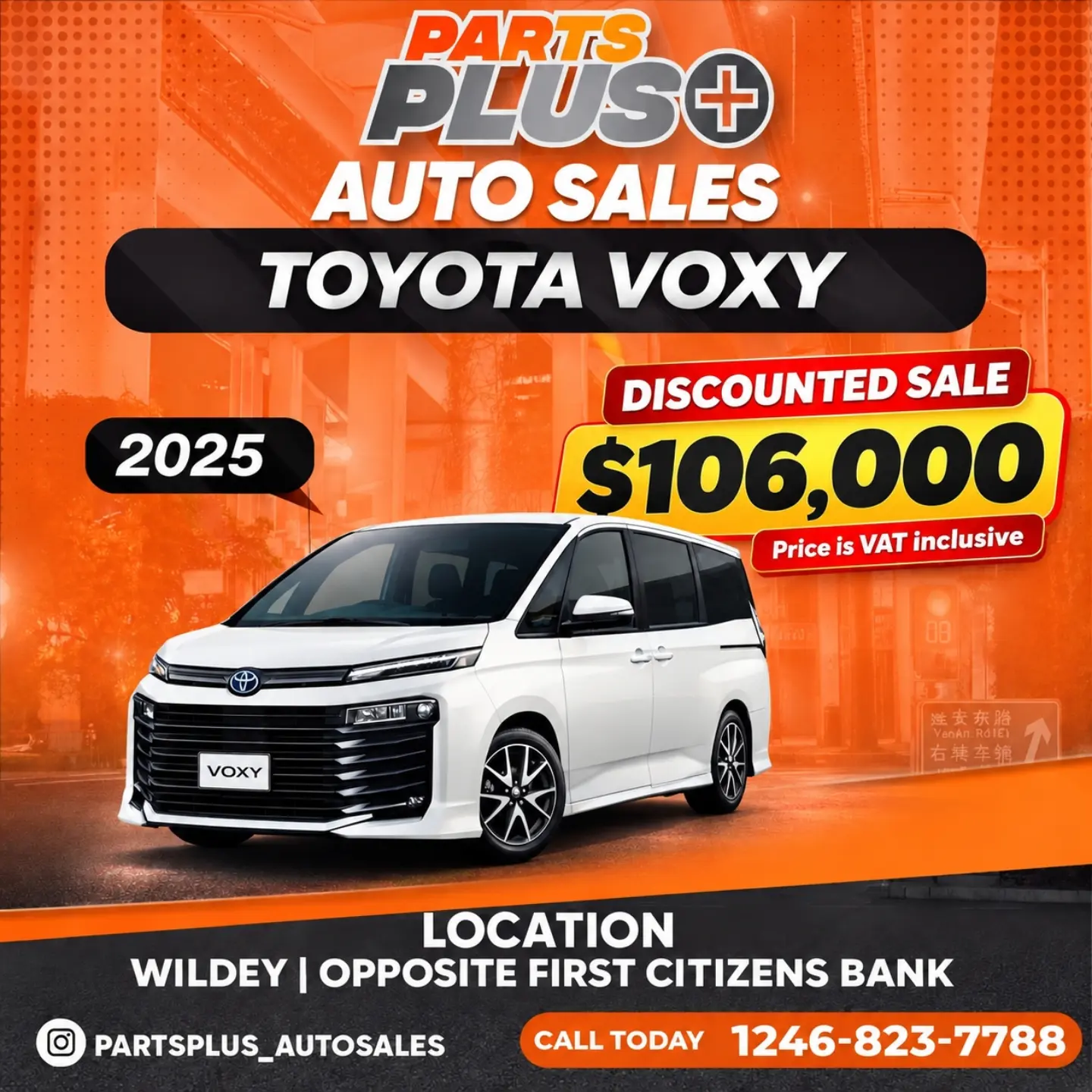 2025 Toyota Voxy – Discounted Sale at $106,000 VAT Inclusive