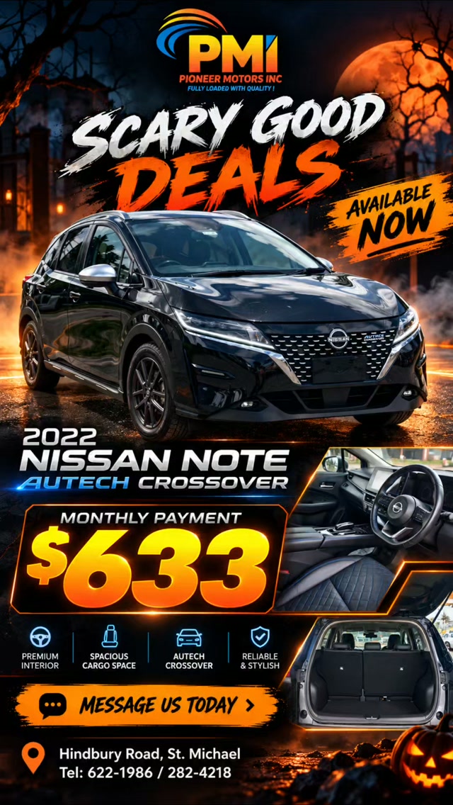 Scary Good Deal: 2022 Nissan Note Autech Crossover e-POWER – $633/month