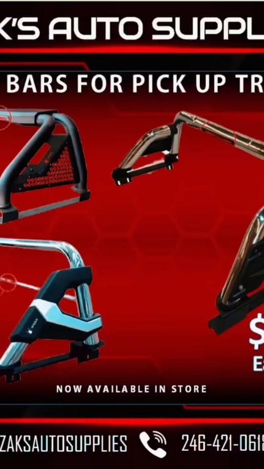 Pickup Truck Roll Bars From $650 & Up at Zak's Auto Supplies