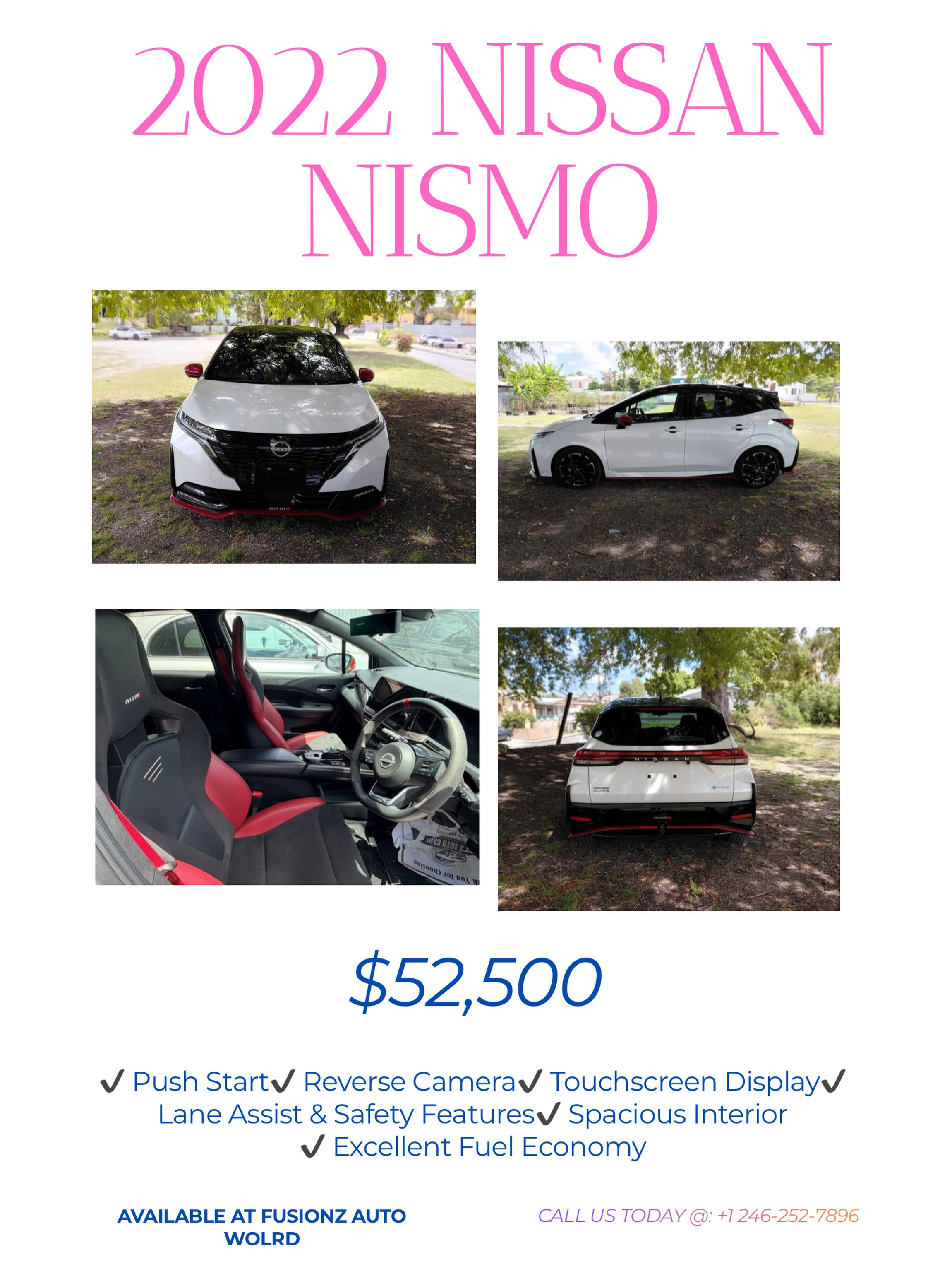 2022 Nissan Nismo – Priced at $52,500 at Fusionz Auto World