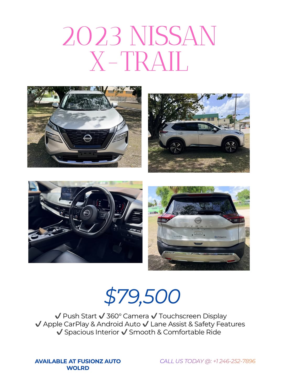 2023 Nissan X-Trail SUV – $79,500 at Fusionz Autoworld