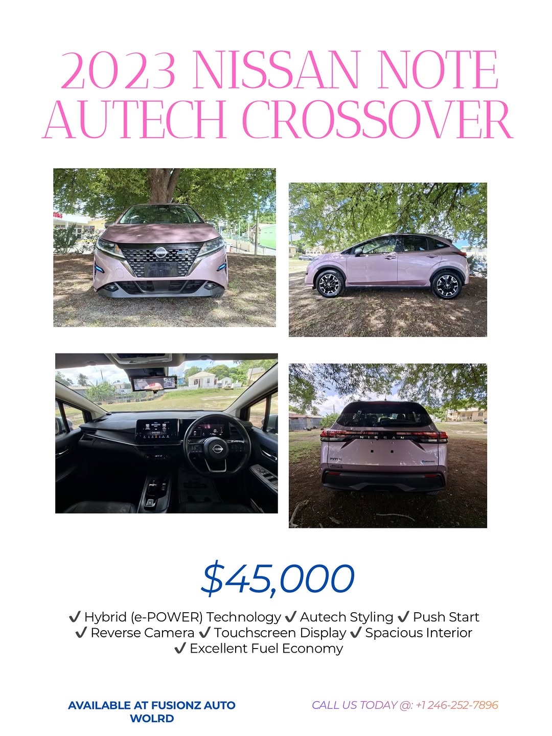 2023 Nissan Note Autech Crossover – $45,000 at Fusionz Autoworld