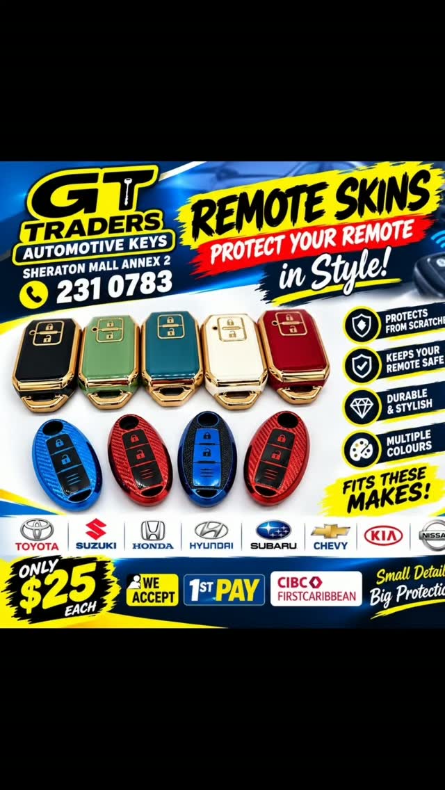 Remote Skins – Protect Your Car Remote in Style for Only $25 Each