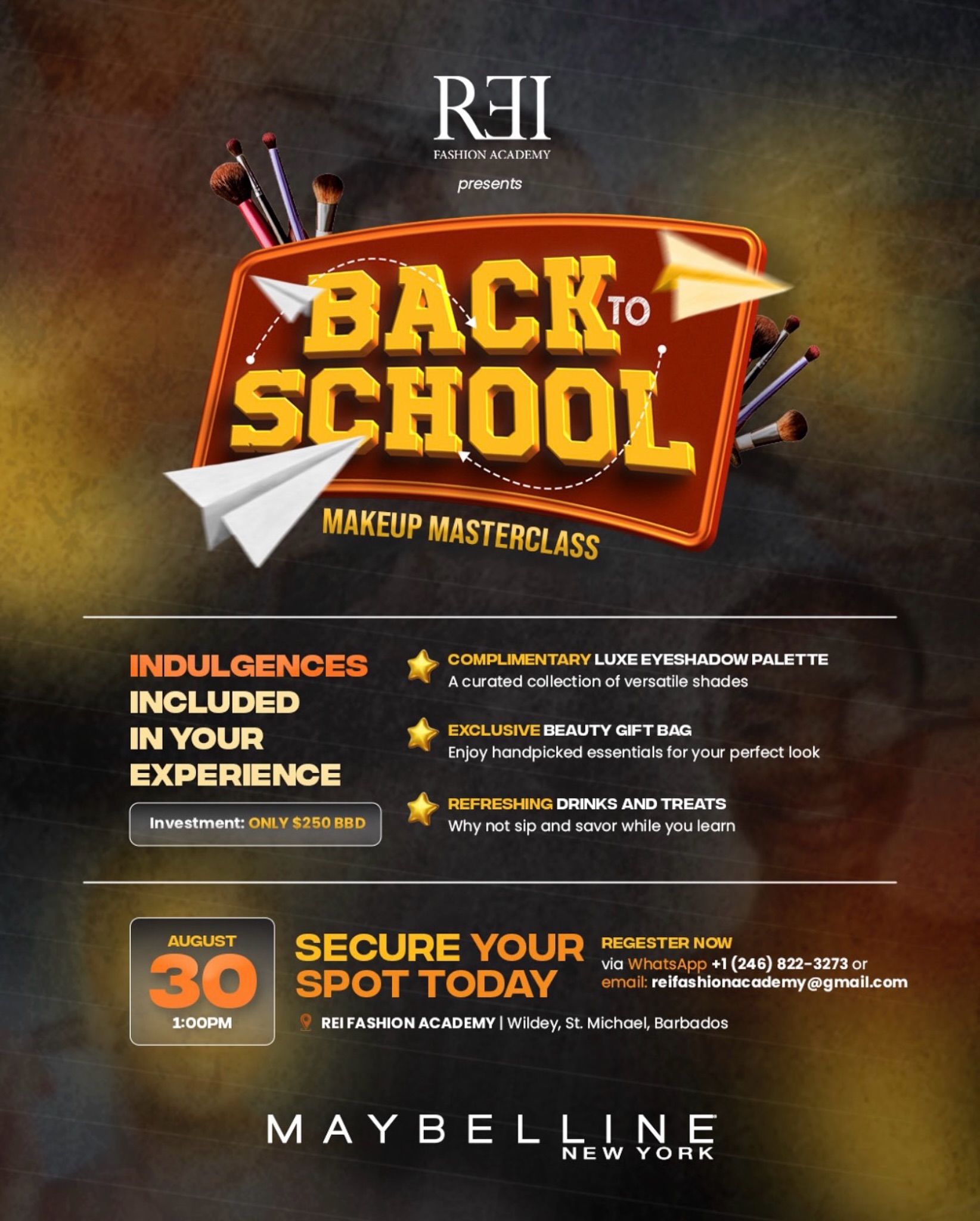 Back to School Makeup Masterclass – REI Fashion Academy
