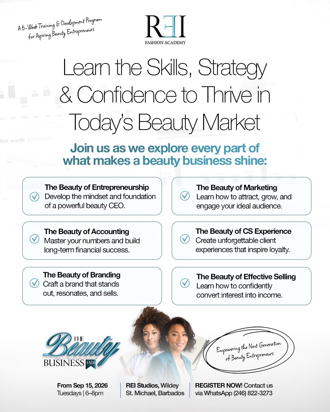 The Beauty Business Labs – 6-Week Training & Development Programme