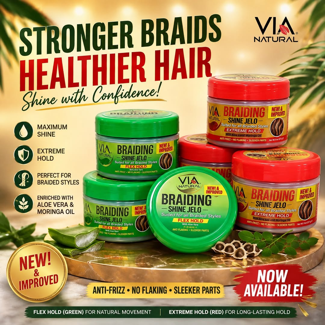 VIA Natural Braiding Shine Jelo – Now Available In Store at $7.99