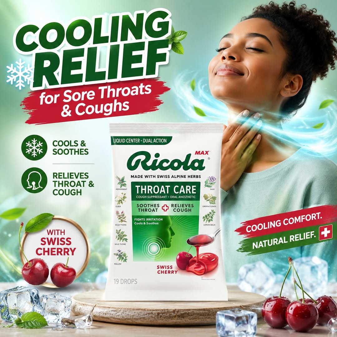 Ricola Swiss Cherry Throat Care – $5.99 In-Store