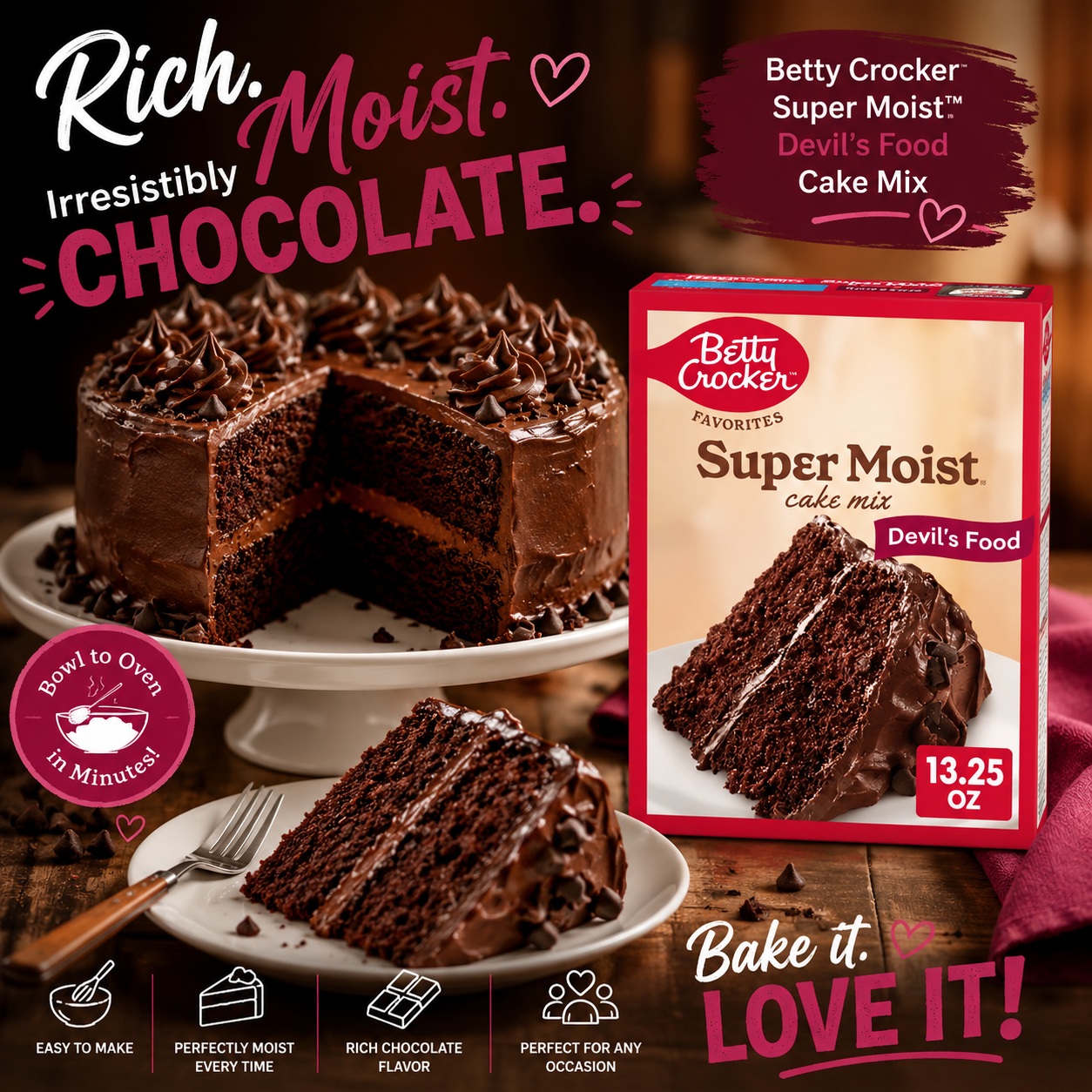 Betty Crocker Cake Mixes – $6.99