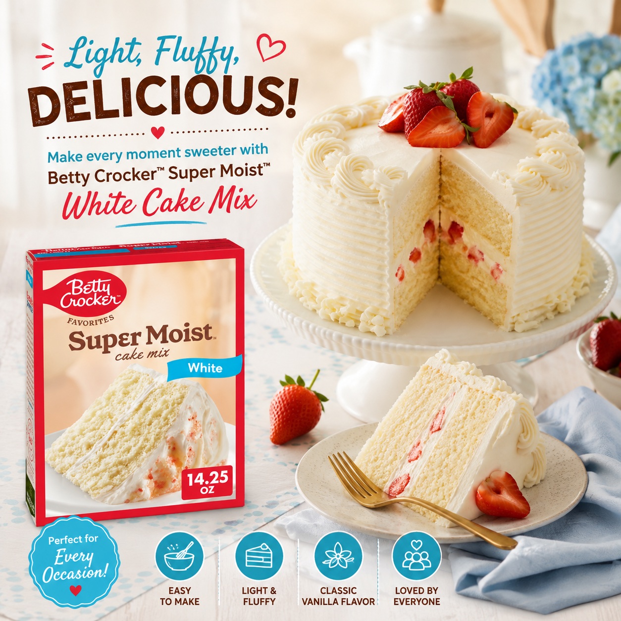 Betty Crocker Cake Mixes – $6.99