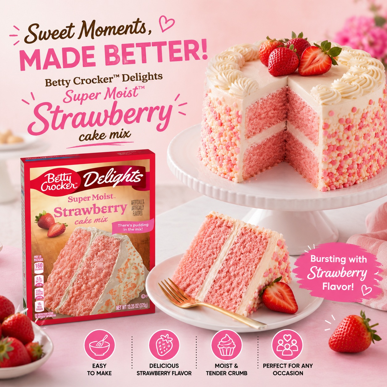 Betty Crocker Cake Mixes – $6.99