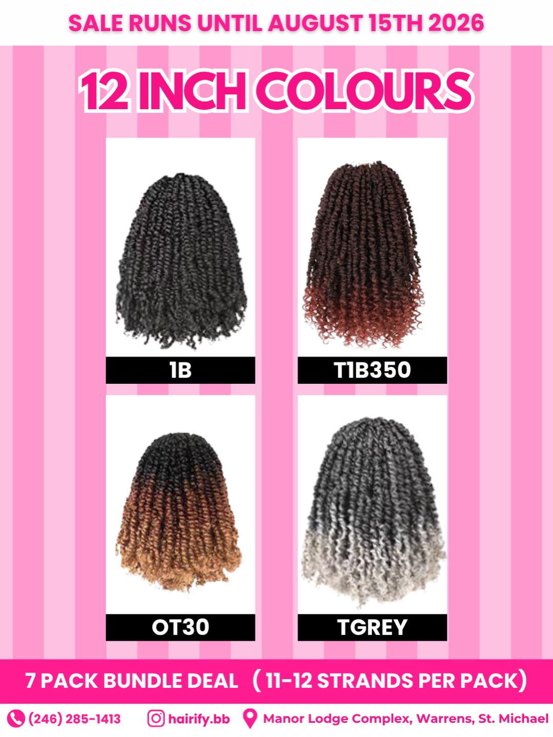 Pre-Twisted Passion Twist Sale – Prices from $75 for 7 Packs