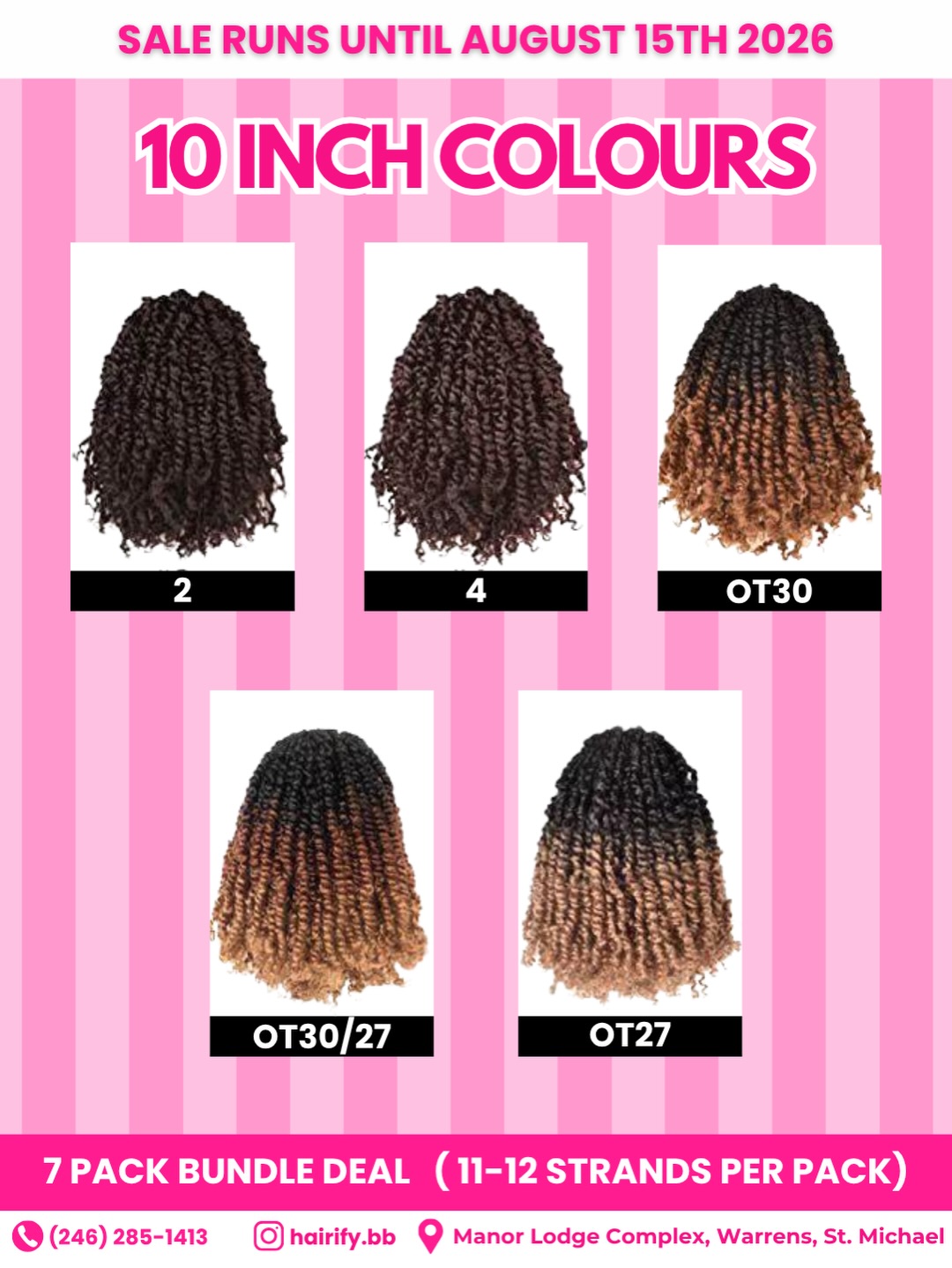 Pre-Twisted Passion Twist Sale – Prices from $75 for 7 Packs