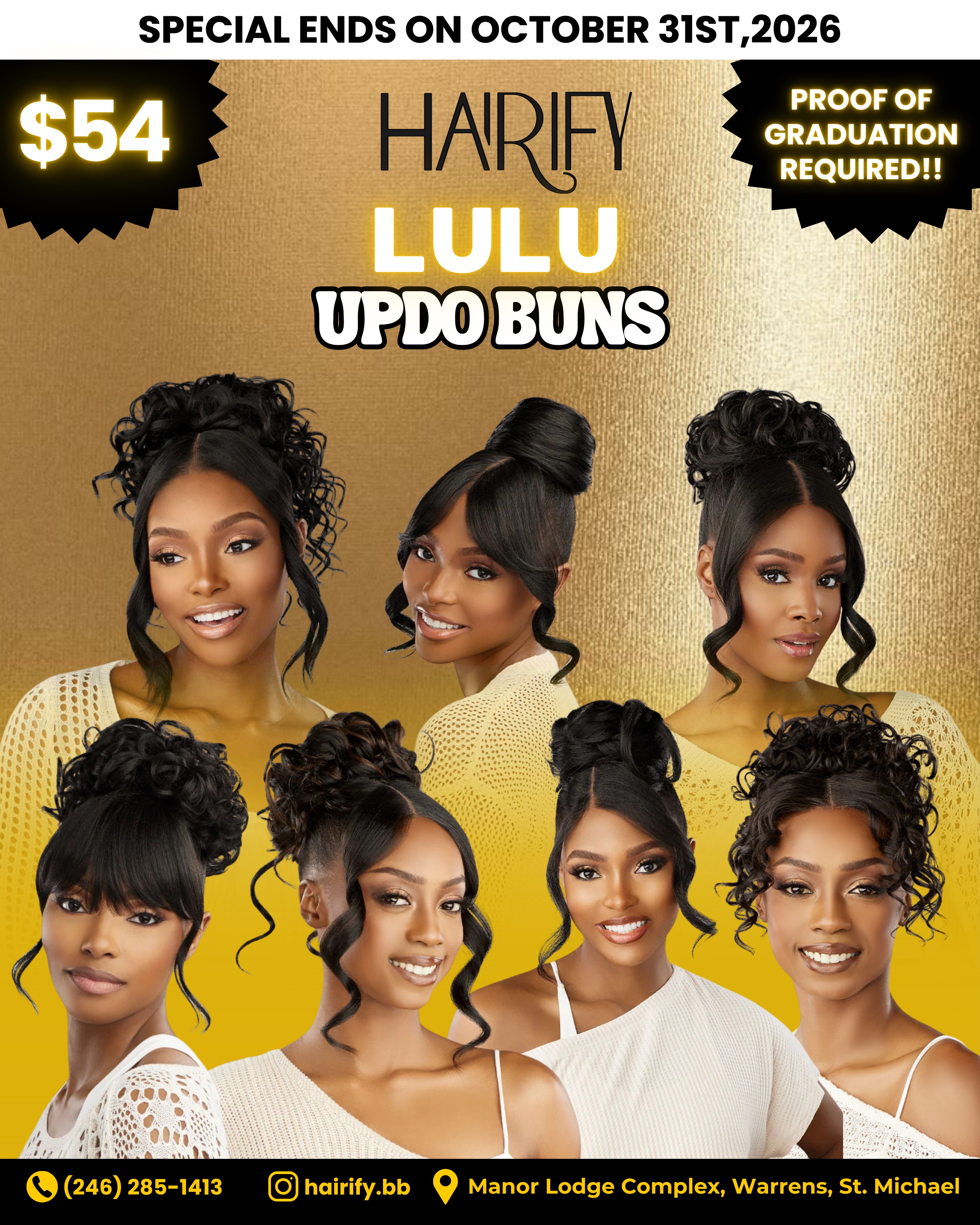 Hairify Graduation Glow Up Special – 10% Off Select Hair Extensions