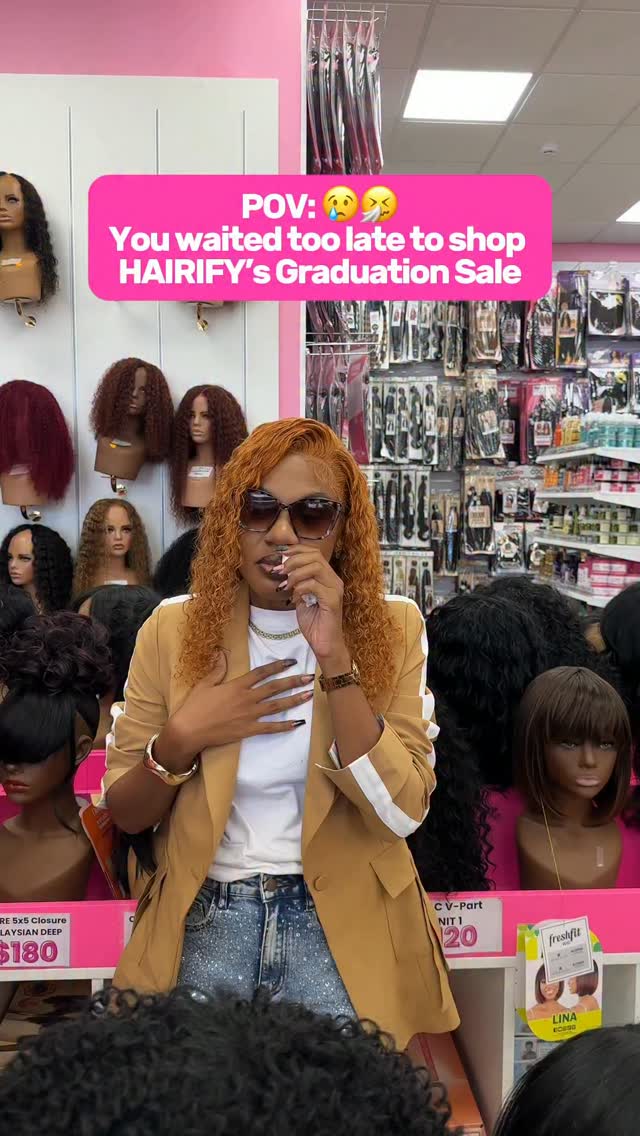 Hairify Graduation Sale – 10% Off Human Hair Wigs & Ponytails