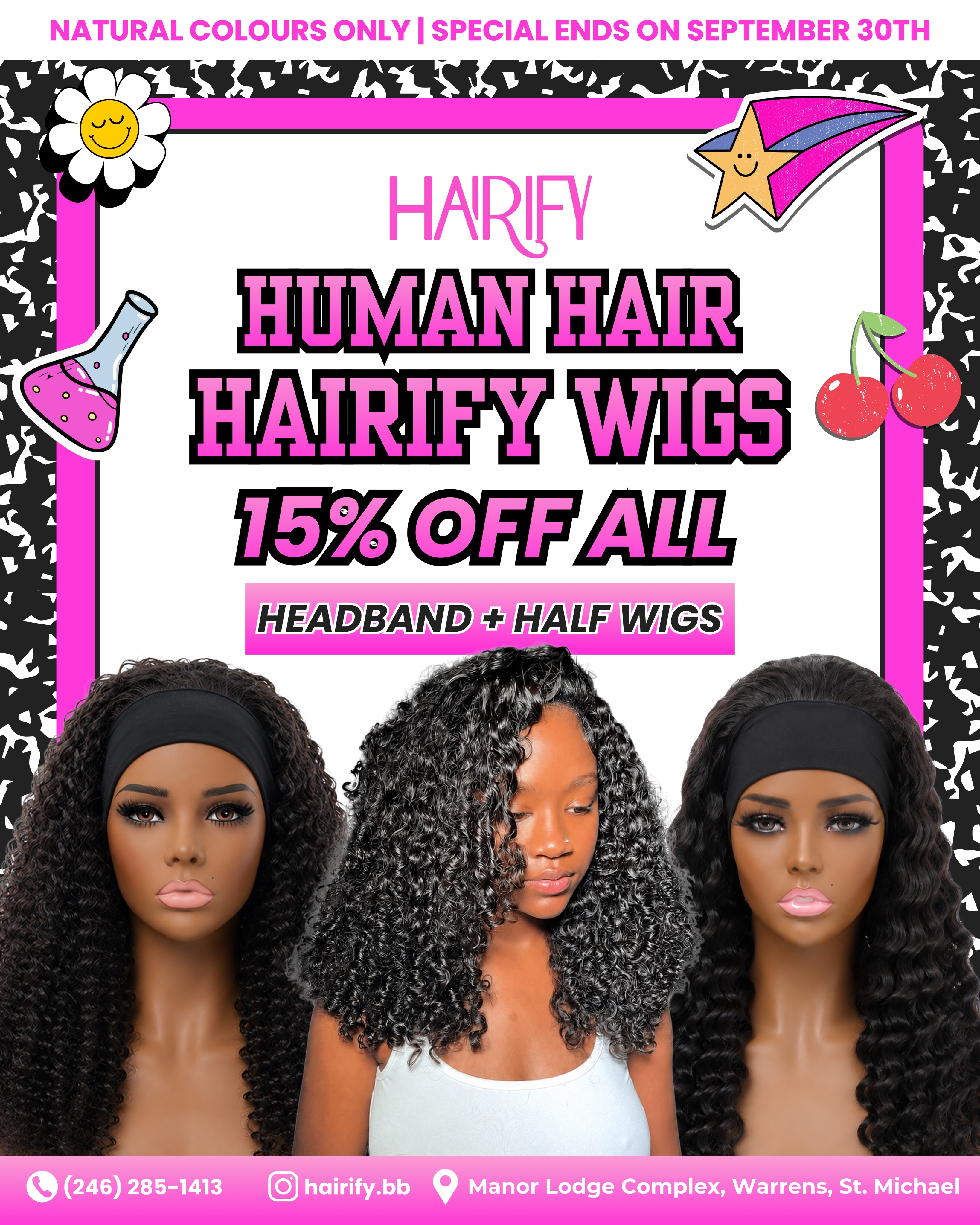 Hairify Back to School Hair Deals – Up to 15% Off Wigs & Bundle Deals on Soft Locs, Afro Twist & More