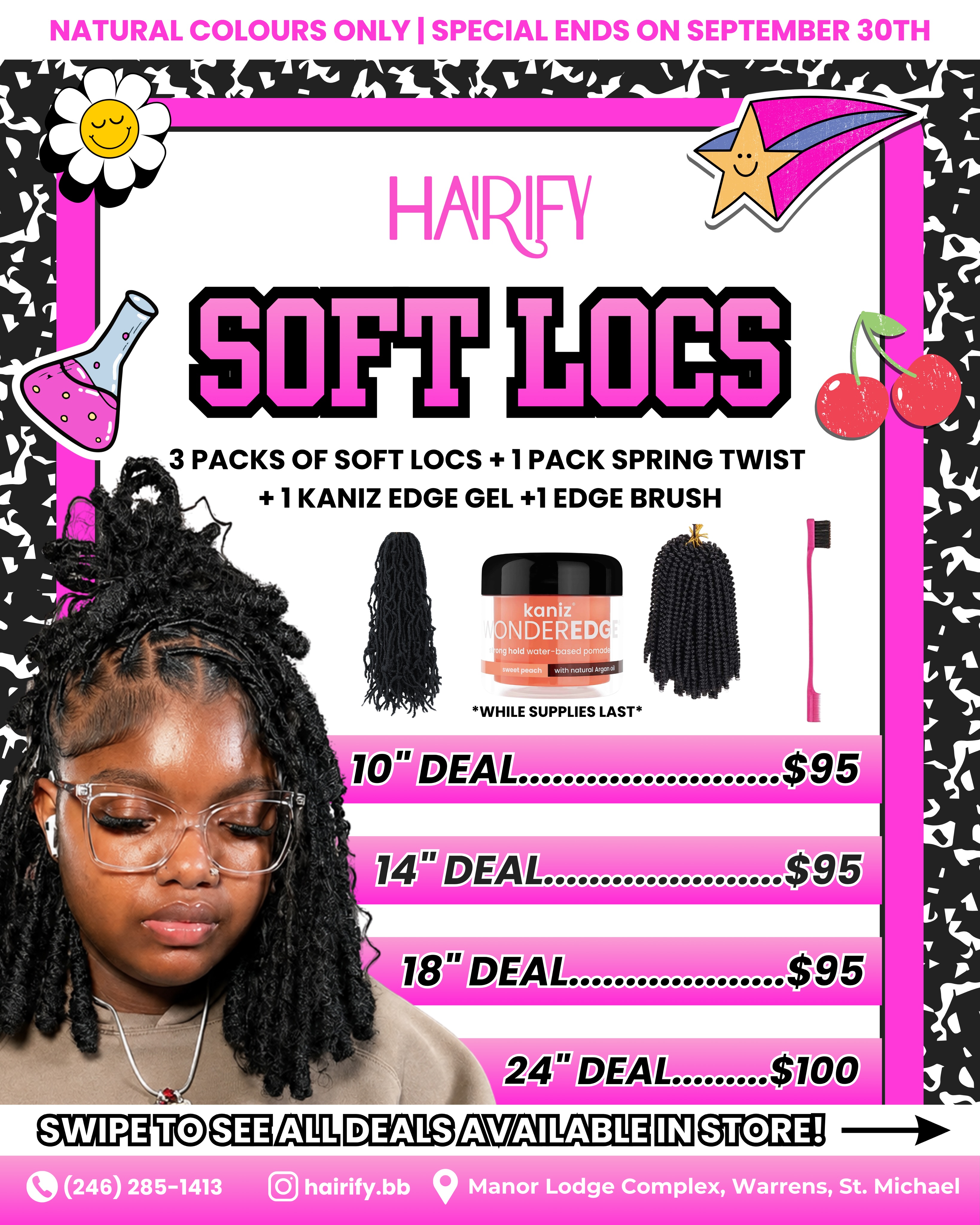 Hairify Back to School Hair Deals – Up to 15% Off Wigs & Bundle Deals on Soft Locs, Afro Twist & More