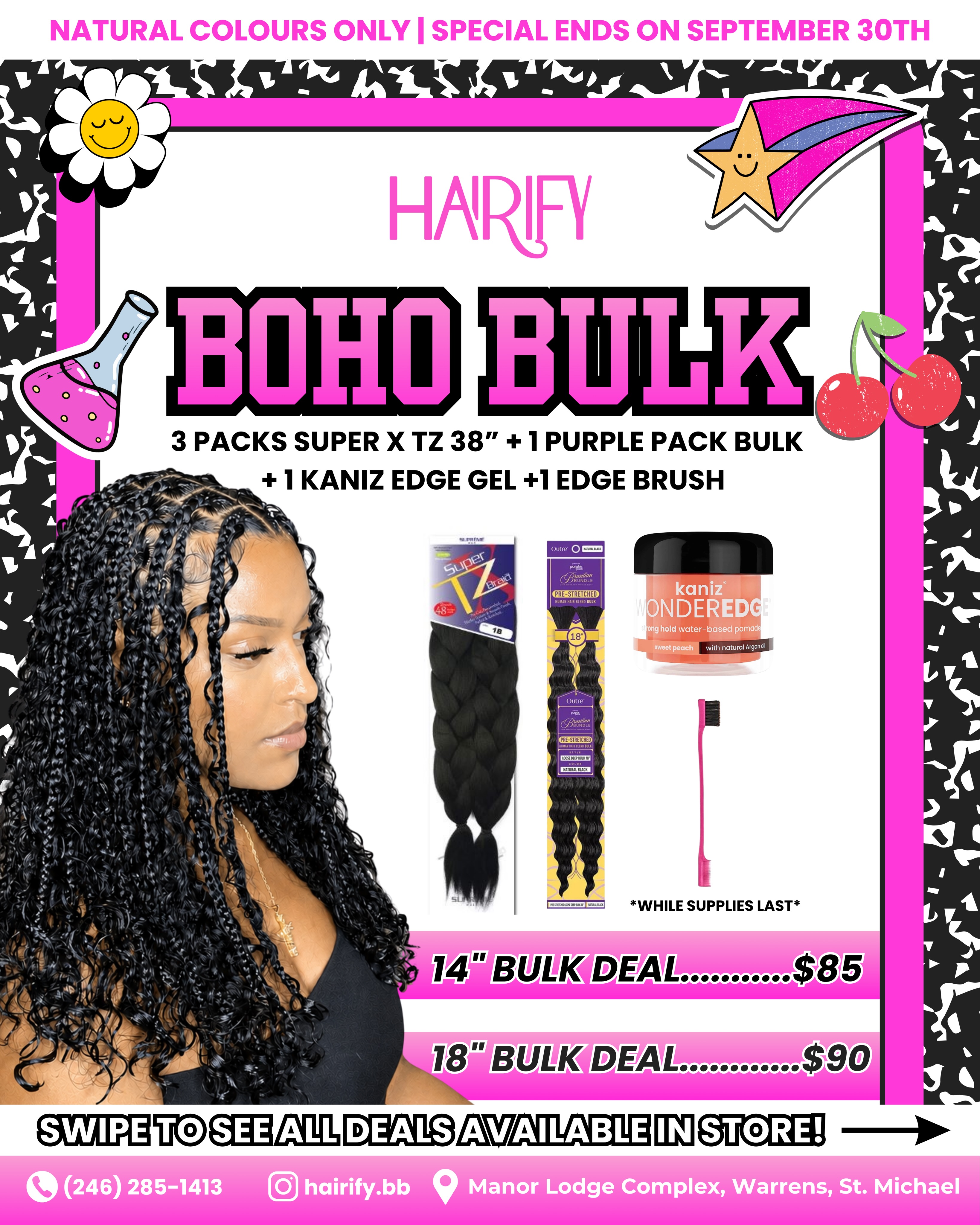 Hairify Back to School Hair Deals – Up to 15% Off Wigs & Bundle Deals on Soft Locs, Afro Twist & More