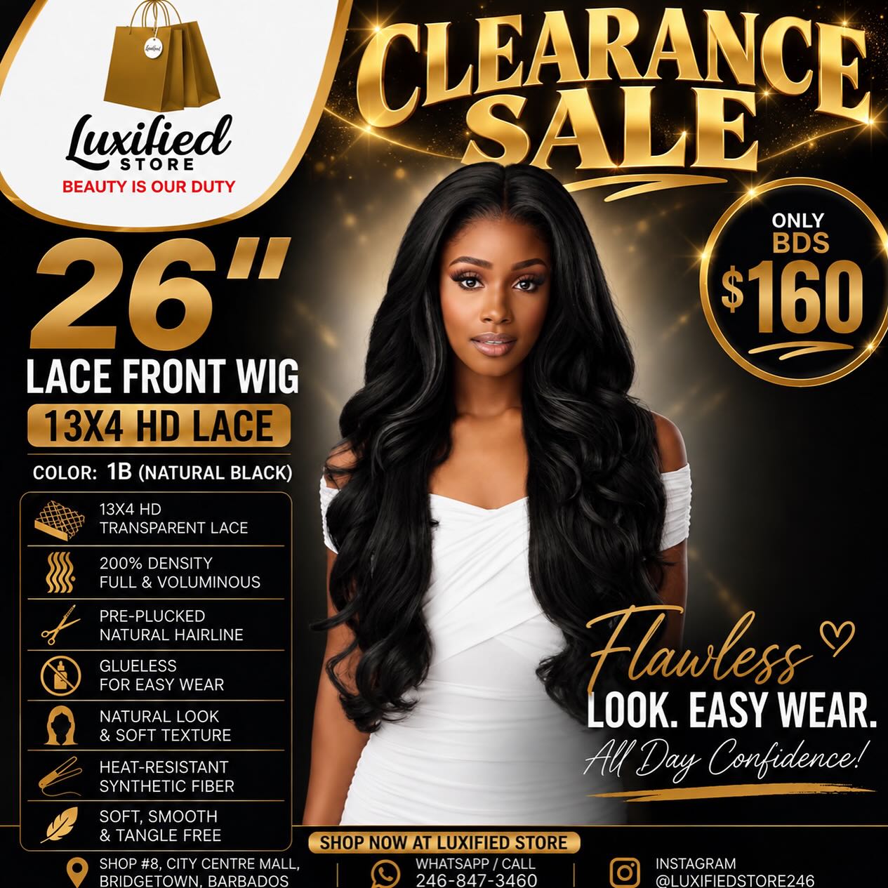 Wig Clearance Sale – Lace Front Wigs from $120