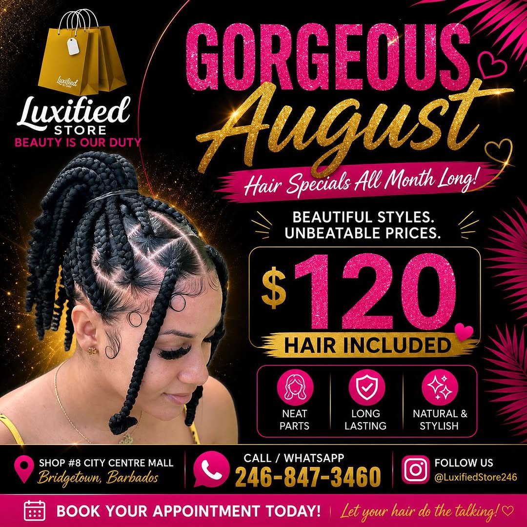 Gorgeous August Hair Specials – $120 Hair Included All Month Long