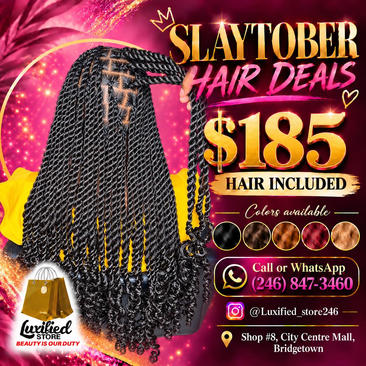 Slaytober Hair Deals – Braid Styles from $75 with Hair Included