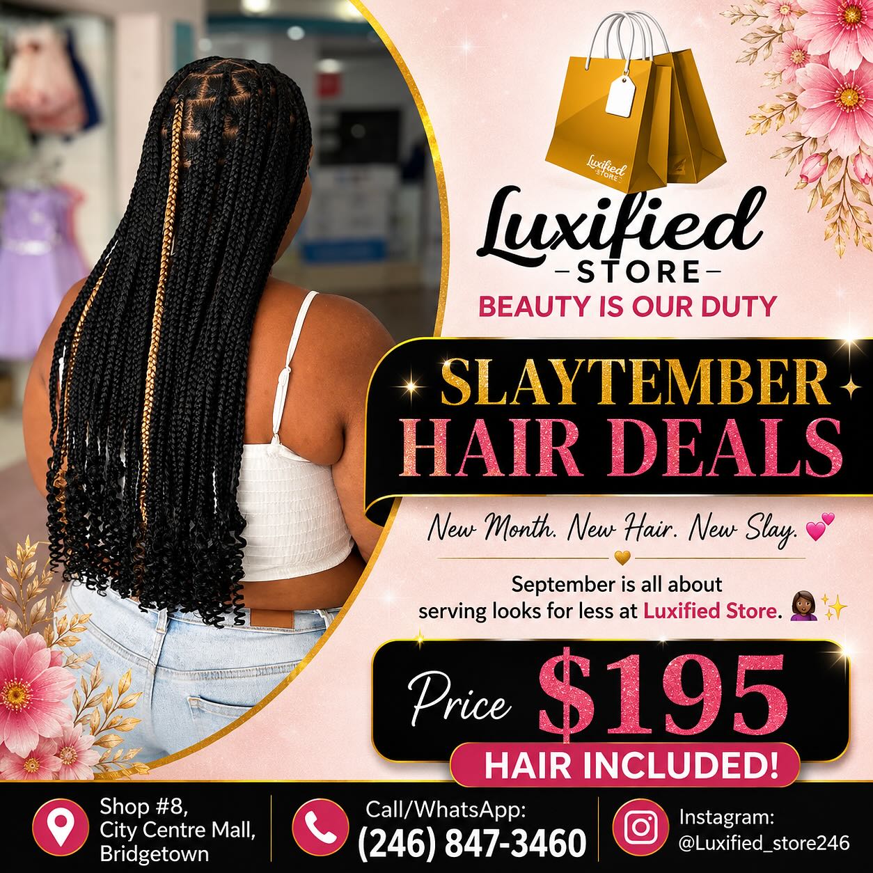 Slaytember Hair Deals – $195 Hair Included at Luxified Store