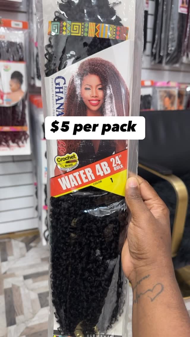 Real Ghana Crochet Braid Hair – $5 Per Pack