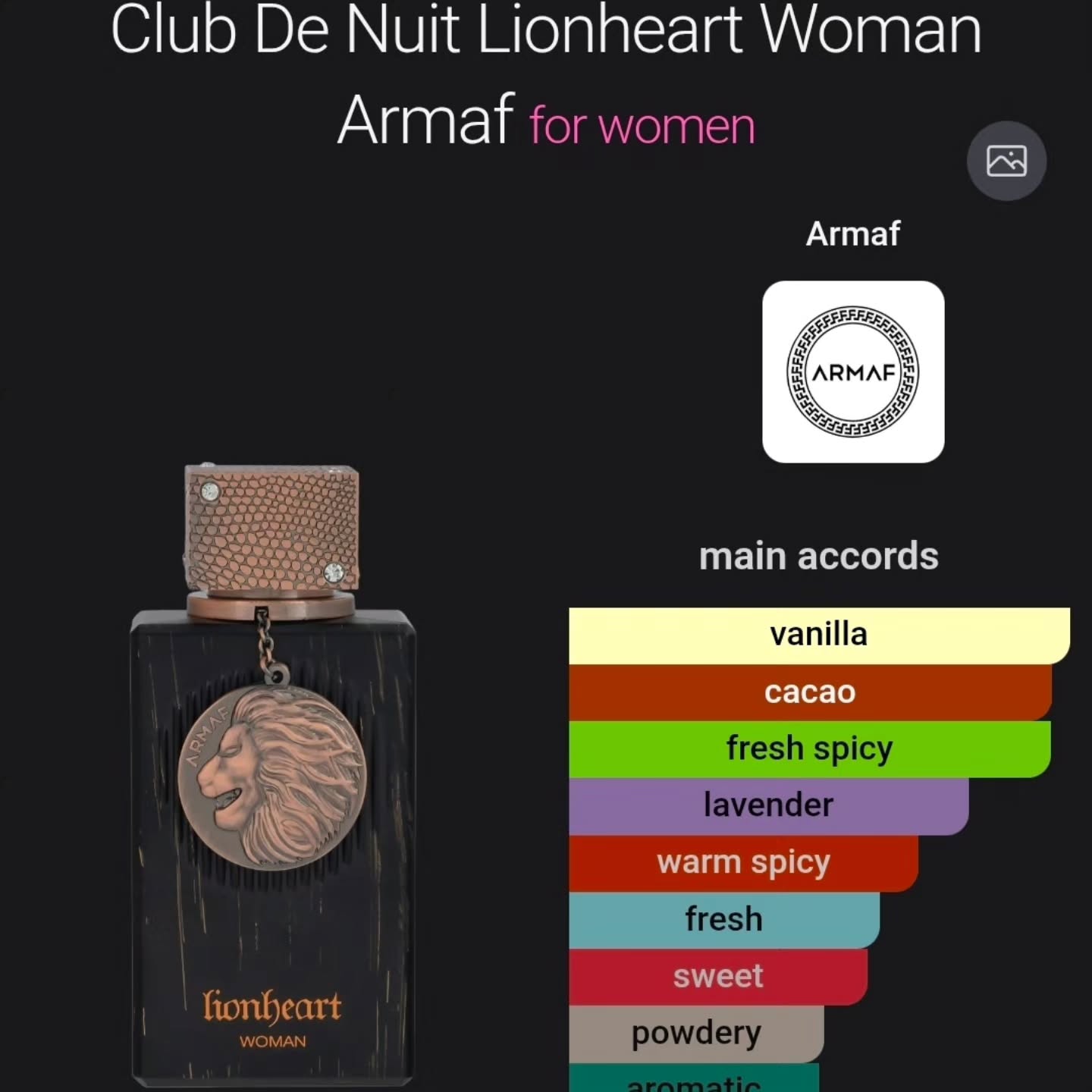 Armaf Club De Nuit LionHeart EDP 100ml – $160 at ScentedBim