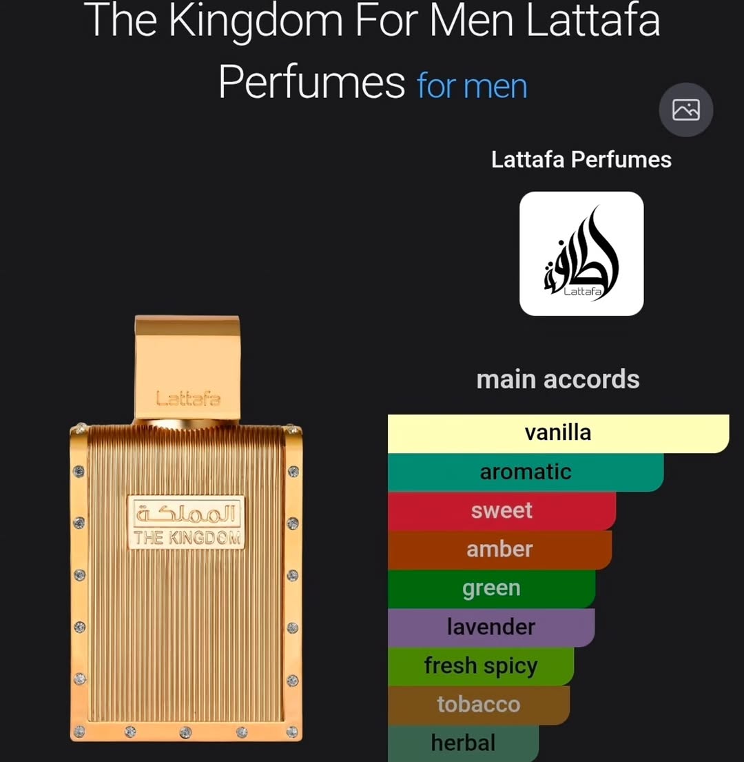 Lattafa The Kingdom Men EDP 100ml – $130 at ScentedBim