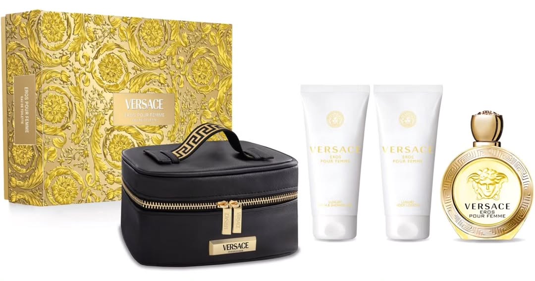 Versace Eros Pour Femme EDP Gift Set – $300