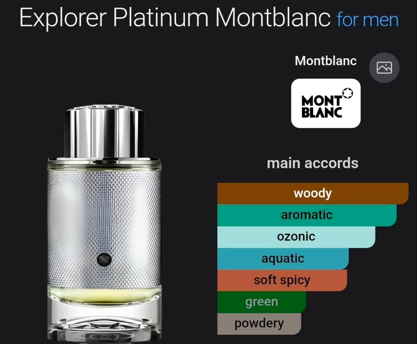 Montblanc Explorer Platinum EDP 100ml – $220