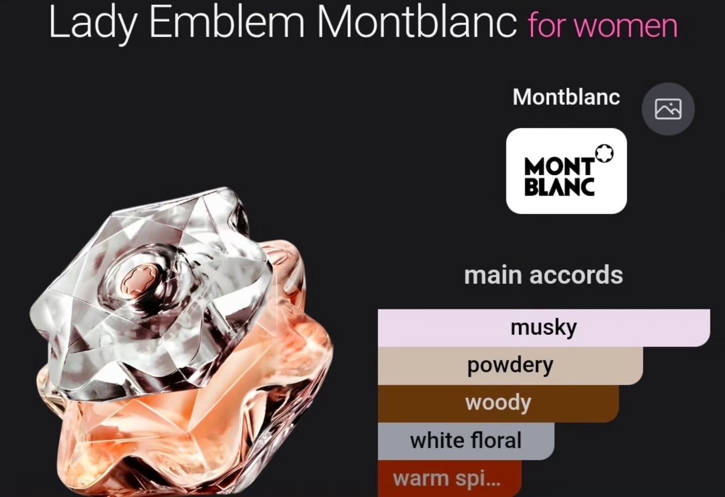 Montblanc Lady Emblem EDP 75ml – $230 at ScentedBim