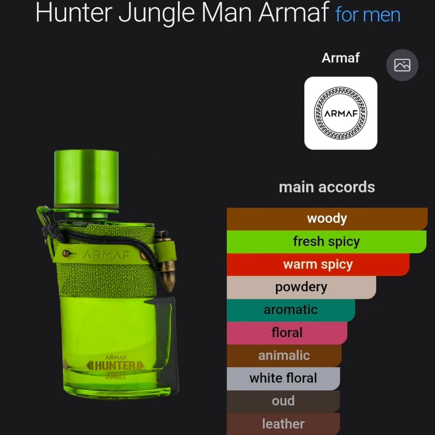 Armaf Hunter Jungle EDP 100ml – $140 at ScentedBim