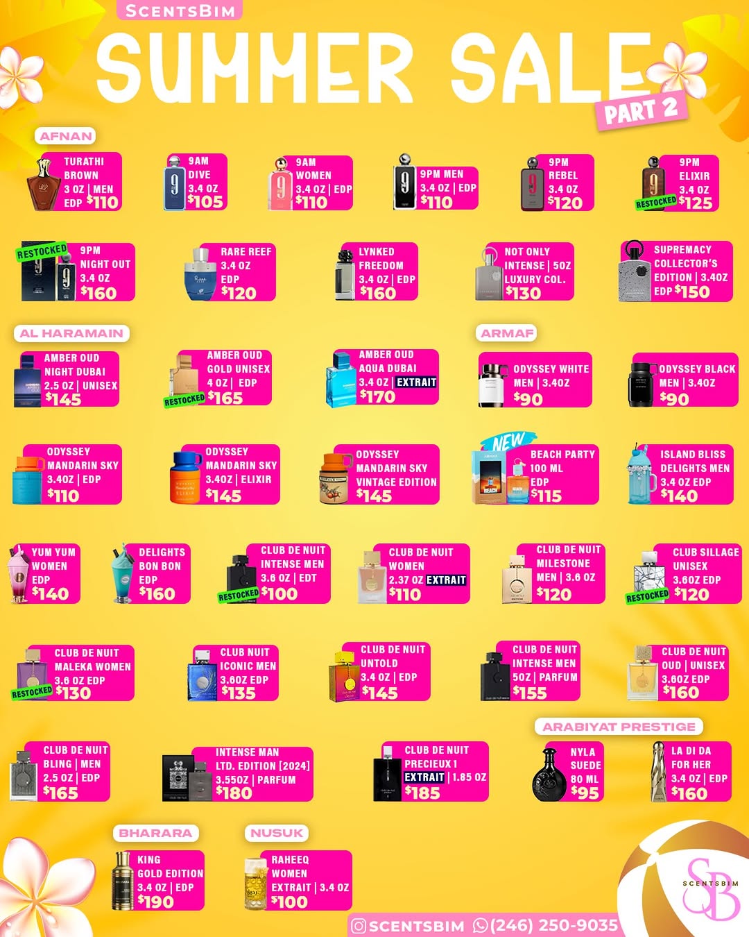 ScentsBim Summer Sale – Part 2: Arabian & Designer Fragrances