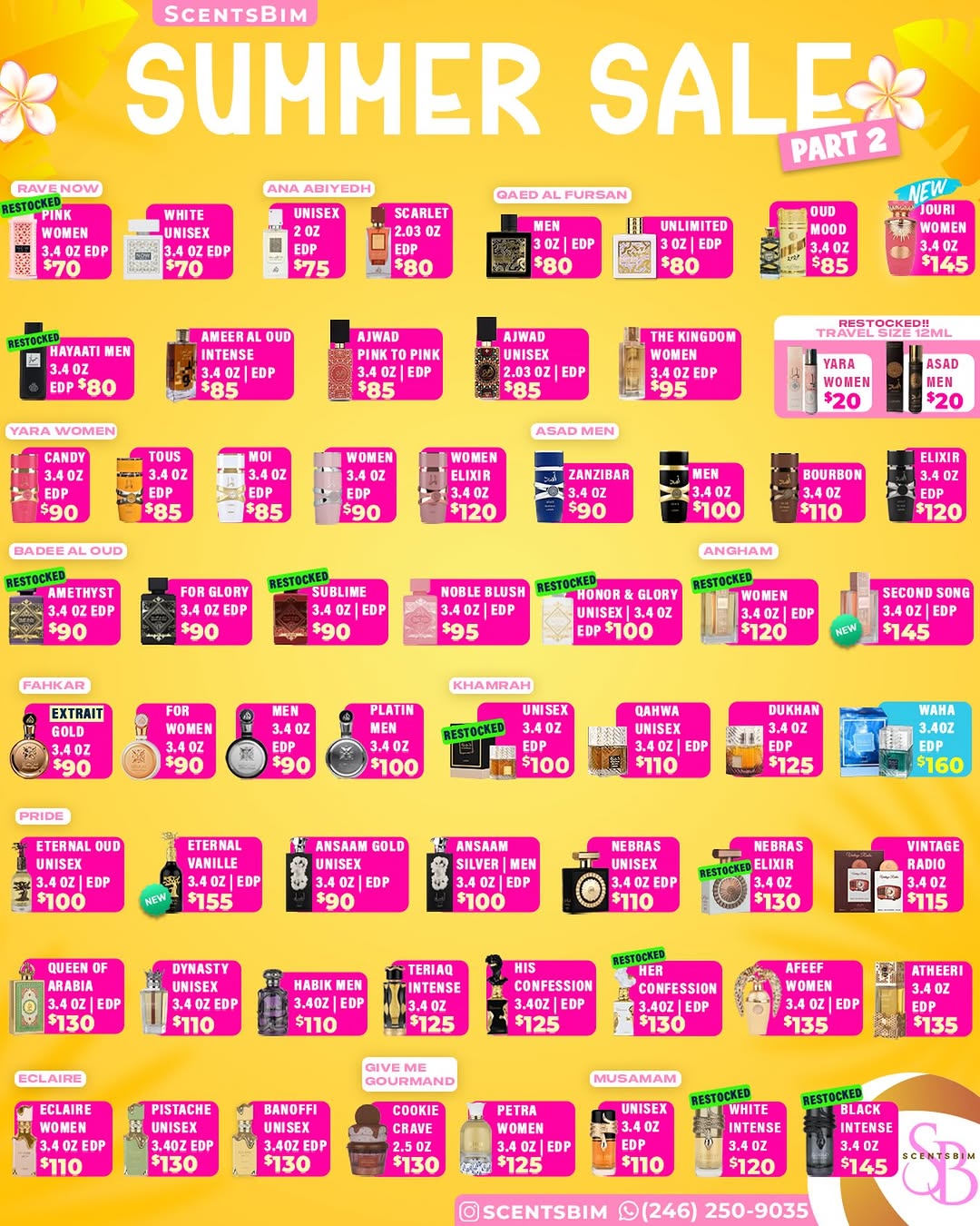 ScentsBim Summer Sale Part 2 – Arabian & Designer Fragrances