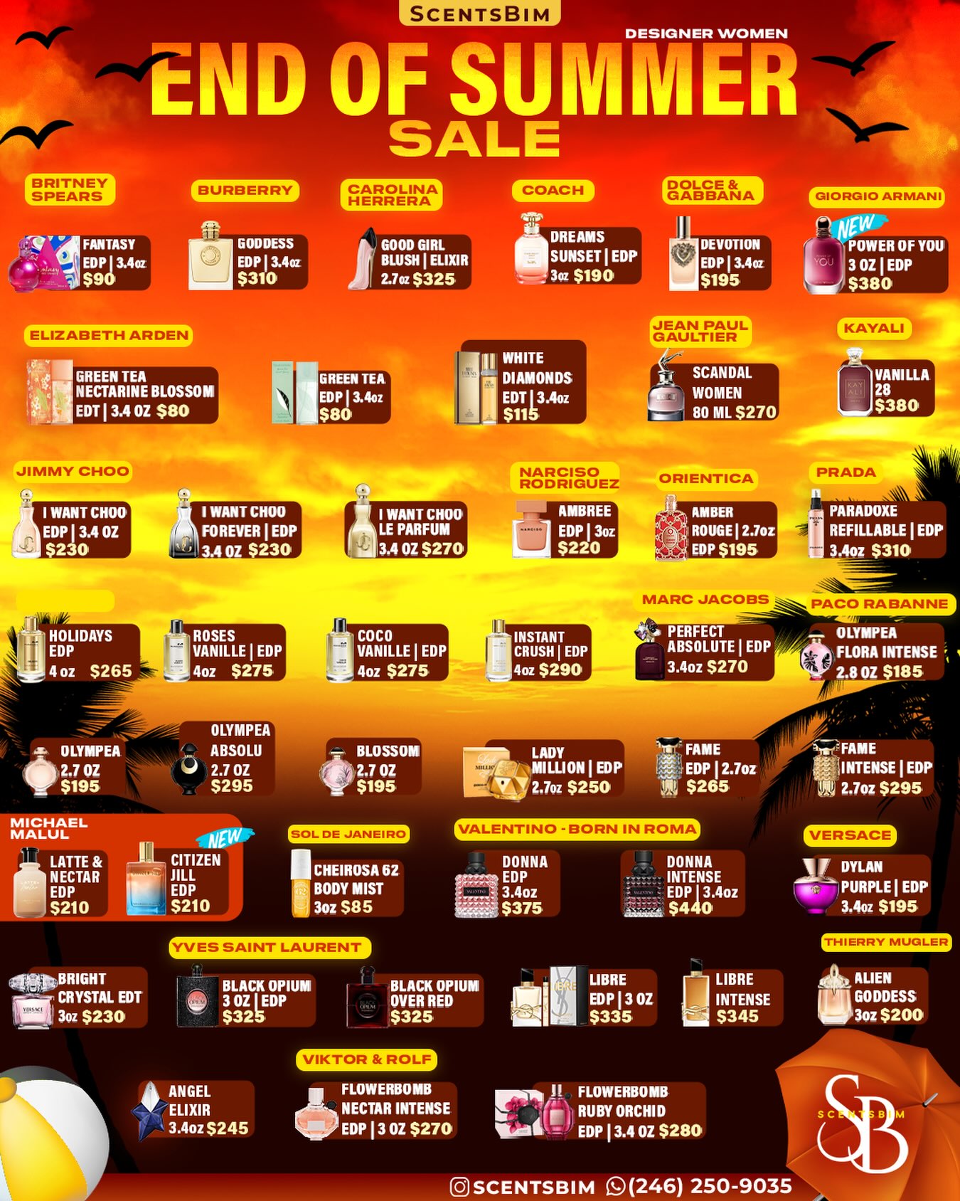 ScentsBim End of Summer Sale – Designer & Arabian Fragrances