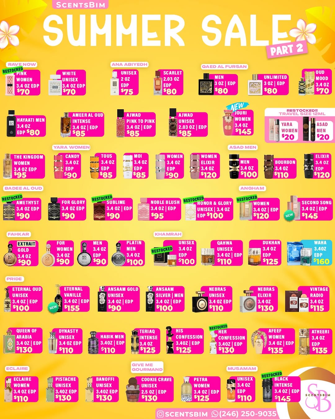 ScentsBim Summer Sale Part 2 – Arabian & Designer Fragrances